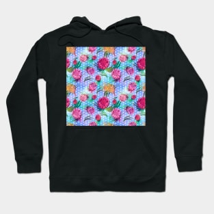 Australian Native Floral Design Hoodie